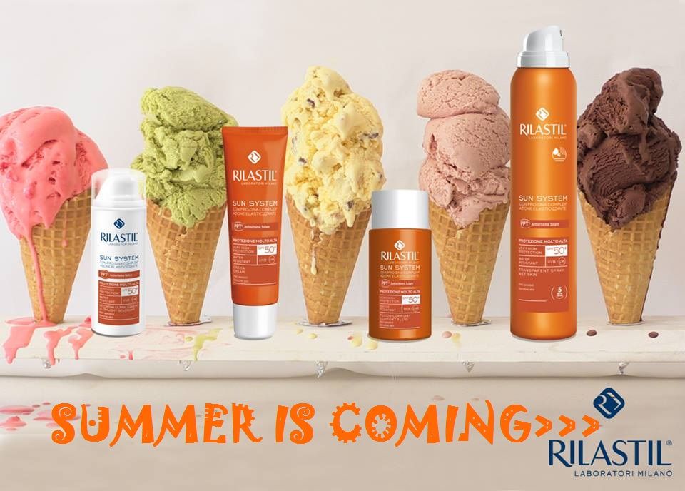summer is coming with Rilastil